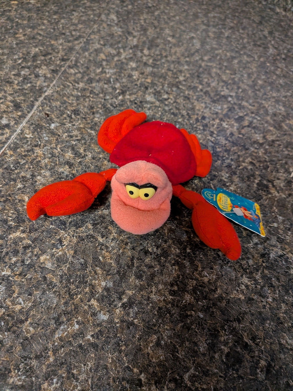 The Little Mermaid Sebastian Plush Toy - Red Crab Stuffed Animal